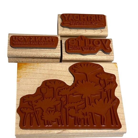 Stampin Up! Upsy Daisy Rubber Stamp Set For Cardmaking & Scrapbooking - Picture 2 of 3